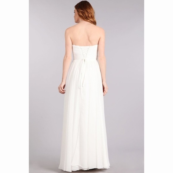 1411 off white pleated dress - Picture 3 of 5
